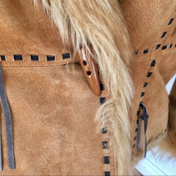 Collection B - Vintage real leather coat - Medium - Picture 5 of 8